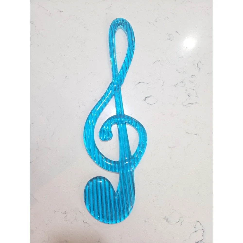 G-Note Wall Plaque in Blue Glass by Elving Conradsson for Bergdala, 1970s